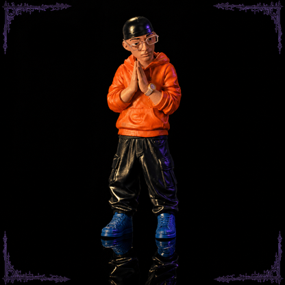 Figurine Artisanale "Prof Chen" - Chrome