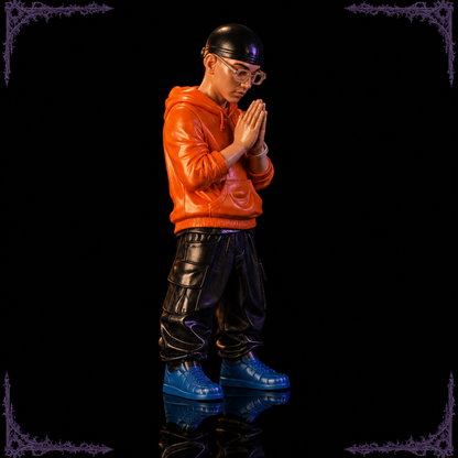 Figurine Artisanale "Prof Chen" - Chrome