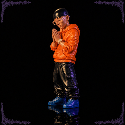 Figurine Artisanale "Prof Chen" - Chrome