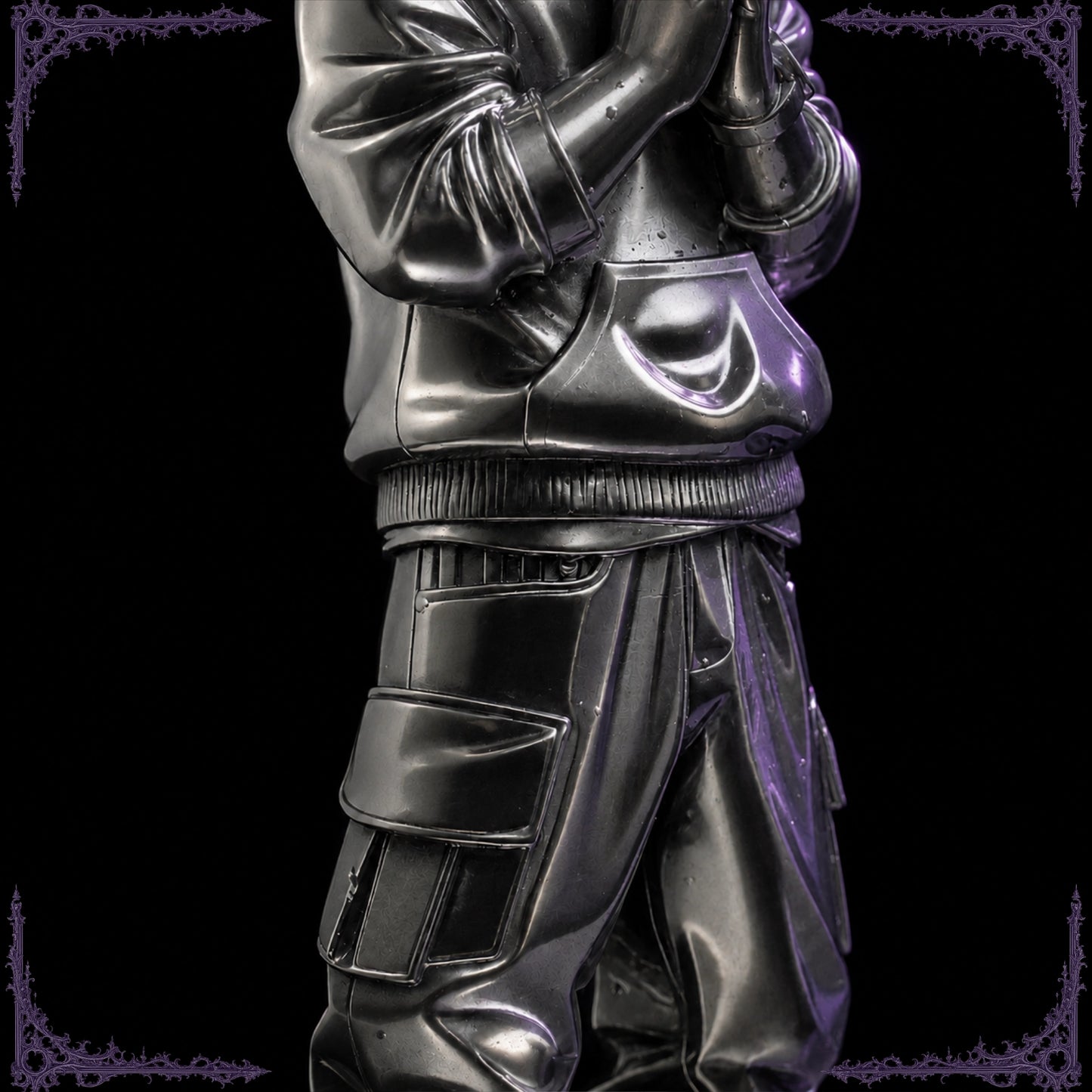 Figurine Artisanale "Prof Chen" - Chrome