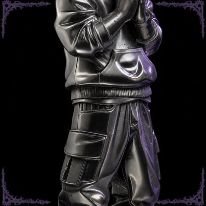 Figurine Artisanale "Prof Chen" - Chrome